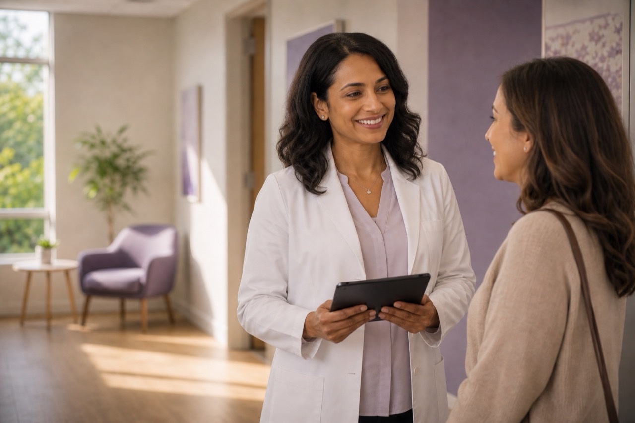 Provider and patient continuing care with a warm, connected visit